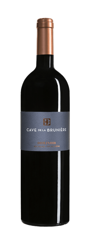 Bouteille de vin rouge Diolinoir fût de chêne de la cave La Brunière