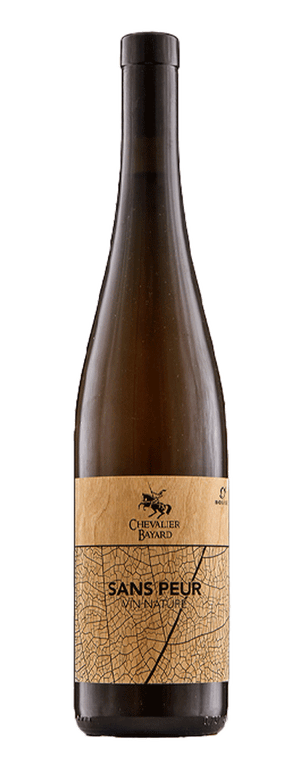 Bouteille de vin blanc Sans Peur de la cave Chevalier Bayard