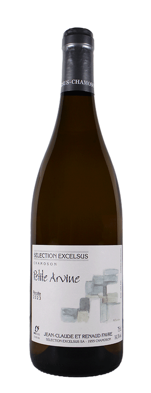 Bouteille de vin blanc de Petite Arvine de la cave Sélection Excelsus