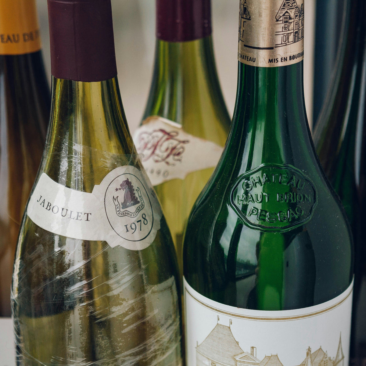 bouteilles de vin