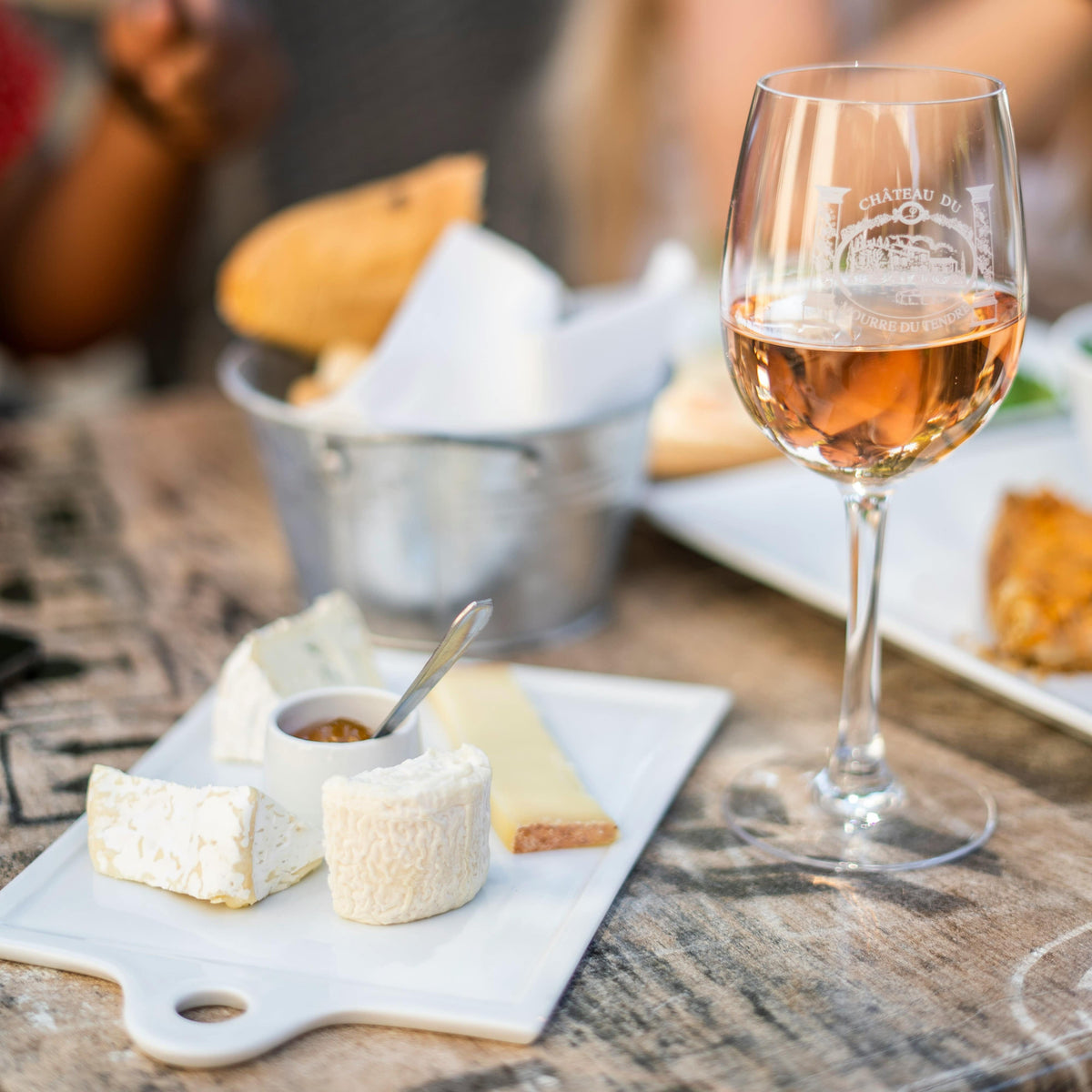vin rosé et fromages