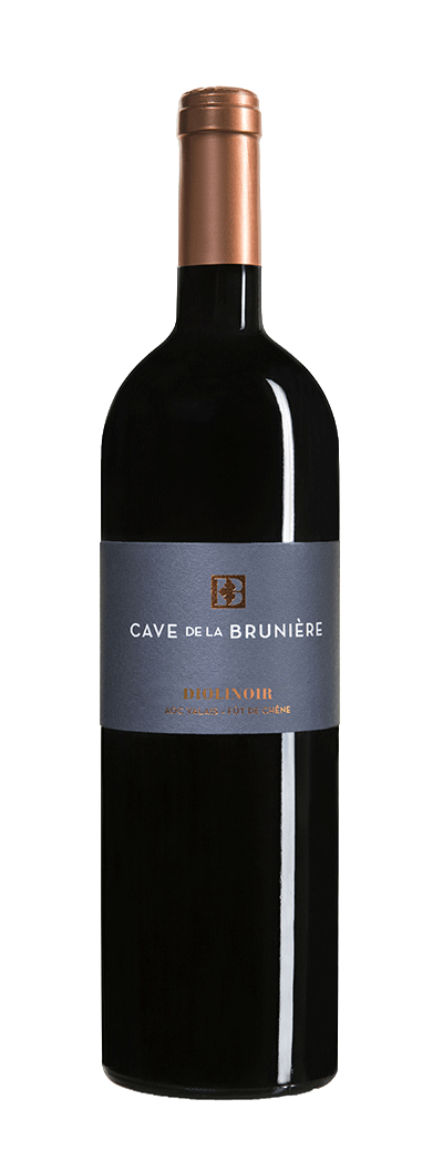 Bouteille de vin rouge Diolinoir fût de chêne de la cave La Brunière