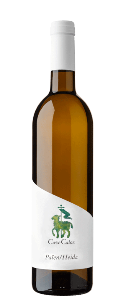 Bouteille de vin blanc Païen/Heida de la cave Caloz