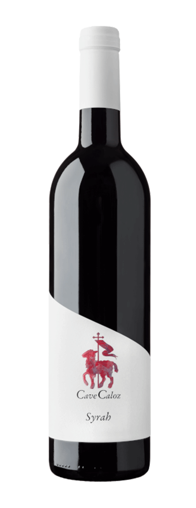 Bouteille de vin rouge Syrah de la Cave Caloz