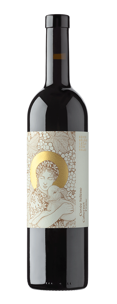 Bouteille de vin rouge cuvée Sélène de la cave Sandrine Caloz