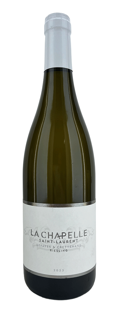 Bouteille de vin blanc La Chapelle de Defayes & Crettenand
