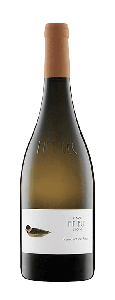 Bouteille de vin blanc Fendant de la cave Fin Bec