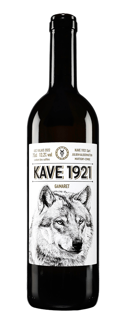 Bouteille de vin rouge Gamaret de la Kave 1921 à Martigny-Combes