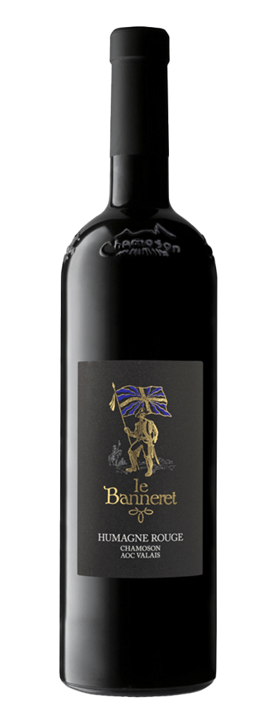 Bouteille de vin rouge Humagne Rouge de la cave Le Banneret