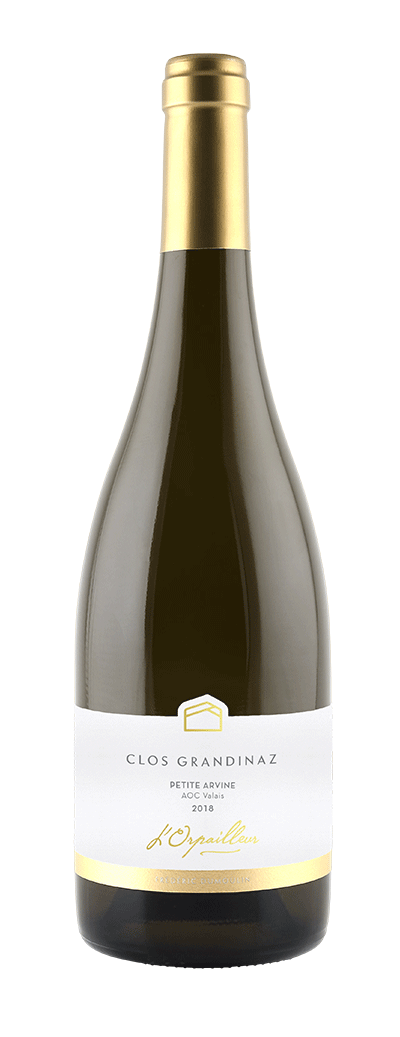 Bouteille de vin blanc Petite Arvine Diamanterre de L'Orpailleur à Uvrier
