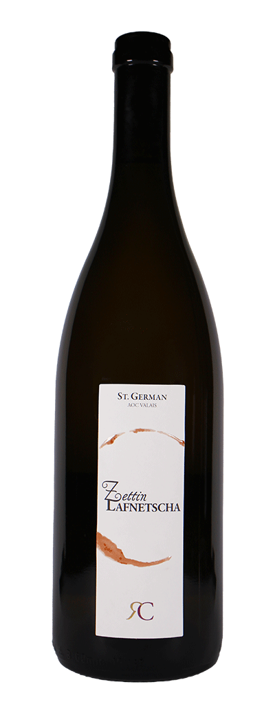 Bouteille de vin blanc Lafnetscha de la cave Romain Cipolla