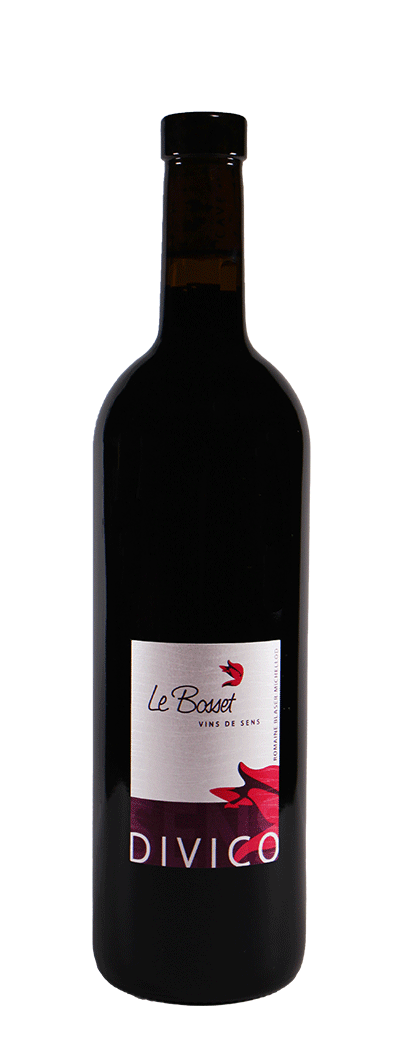 Bouteille de vin rouge Divico de la cave Le bosset