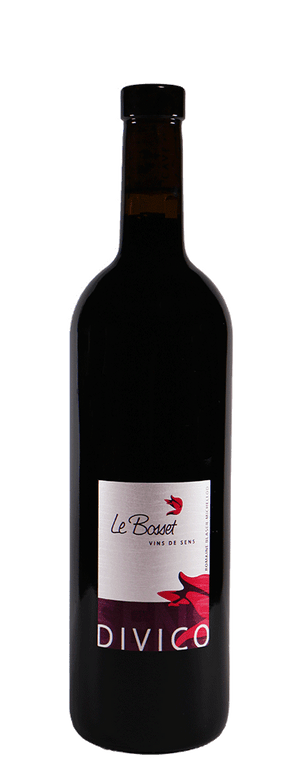 Bouteille de vin rouge Divico de la cave Le bosset