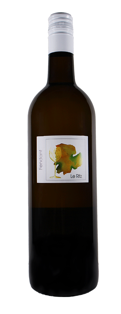 Bouteille de vin blanc Fendant de Saxon du Domaine Mettaz