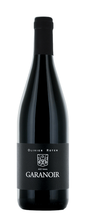 Bouteille de vin rouge Garanoir d'Olivier Roten des caves du Paradis