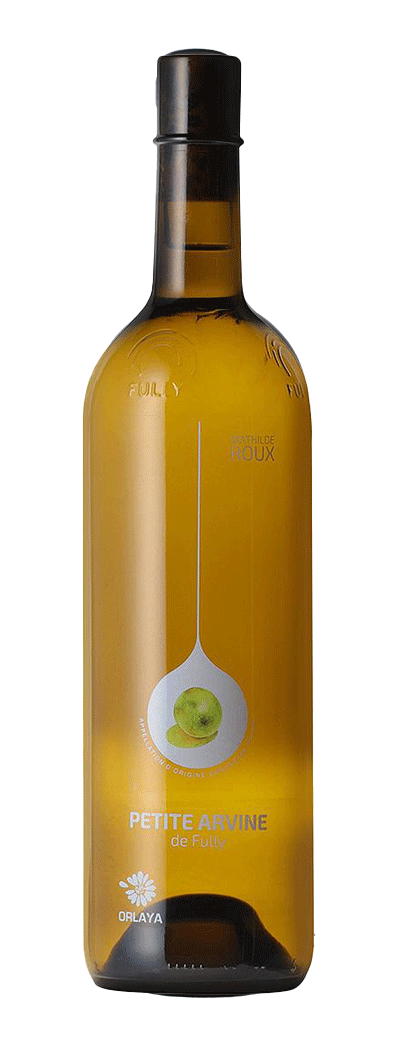 Bouteille de vin blanc Petite Arvine de la cave L'Orlaya