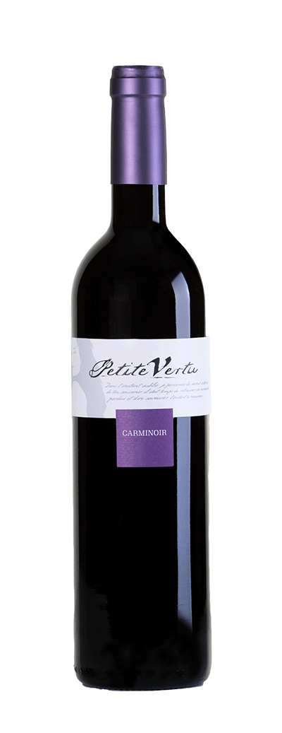 Bouteille de vin rouge Carminoir de la cave Petite Vertu