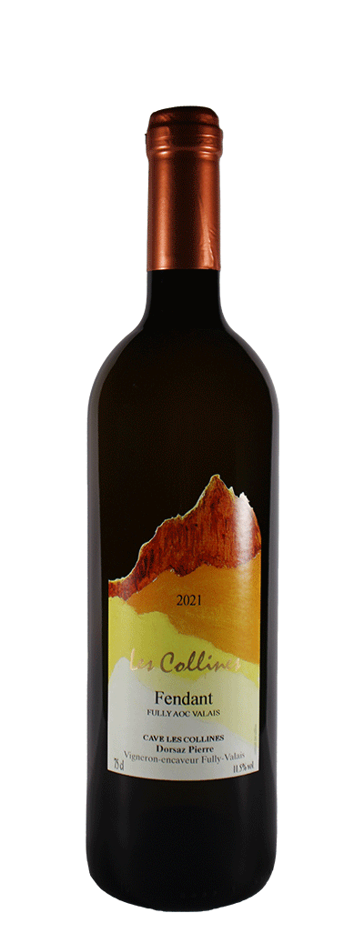 Bouteille de vin blanc Fendant de la cave Pierre Dorsaz