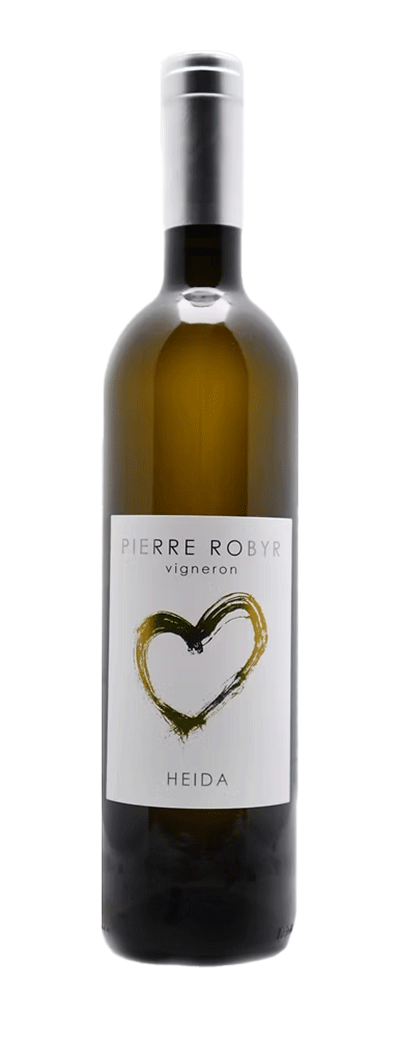 Bouteille de vin blanc Heida de la cave Pierre Robyr