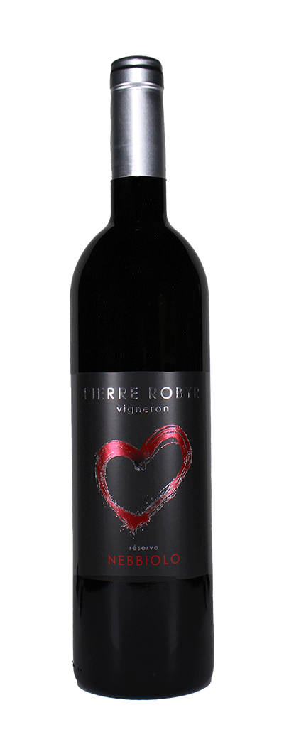 Bouteille de vin rouge Nebbiolo de Pierre Robyr
