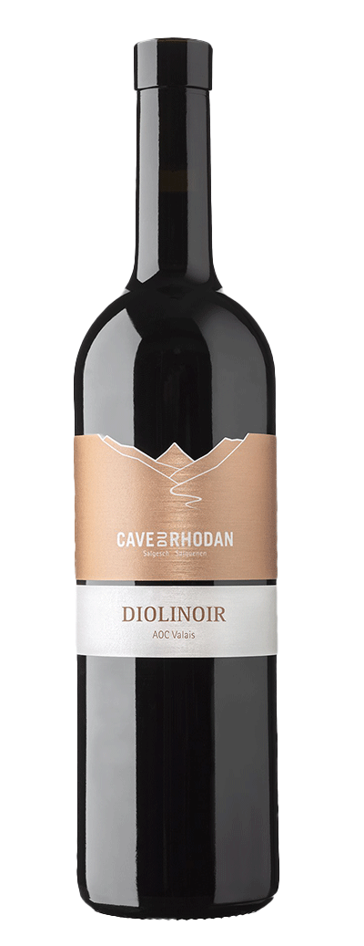 Bouteille de vin rouge Diolinoir de la cave du Rhodan