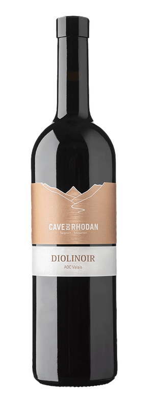 Bouteille de vin rouge Diolinoir de la cave du Rhodan