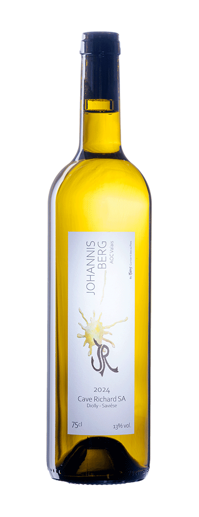 Bouteille de vin blanc Johannisberg de la cave Richard