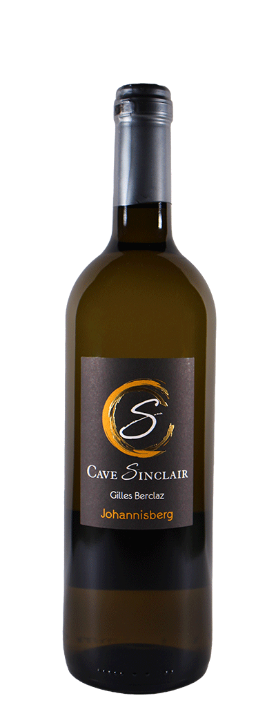 Bouteille de vin blanc Johannisberg de la cave Sinclair