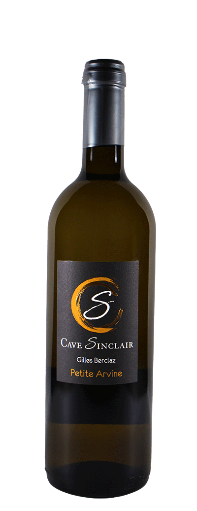 Bouteille de vin blanc Petite Arvine de la cave Sinclair 