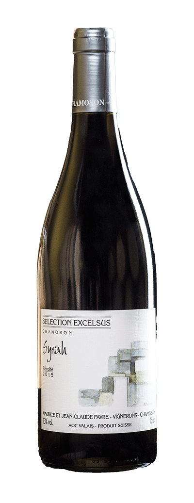 Bouteille de vin rouge Syrah de la cave Sélection Excelsus