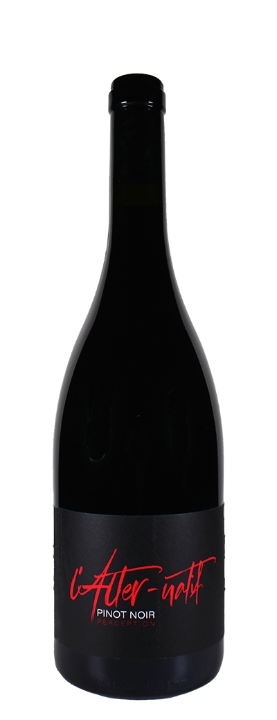 Bouteille de vin rouge de Pinot Noir l'Alternatif de la cave Vin de l'A