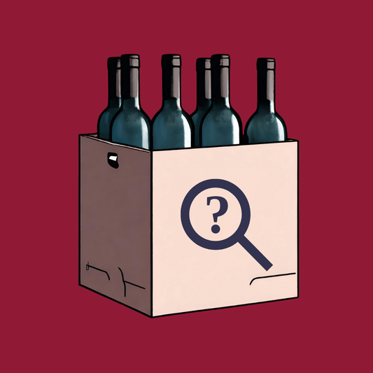 Carton surprise de vins rouges