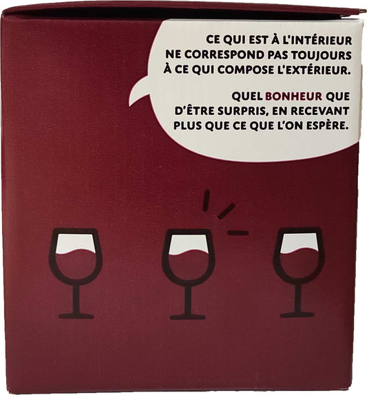Le magnum en carton plus connu sous le nom de cubi de la cave du vieux moulin à vétroz